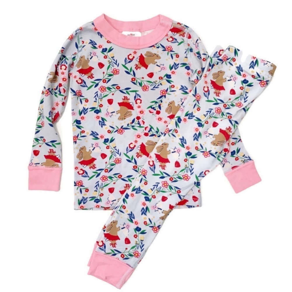 Hanna Andersson Girls Bunny pajama set